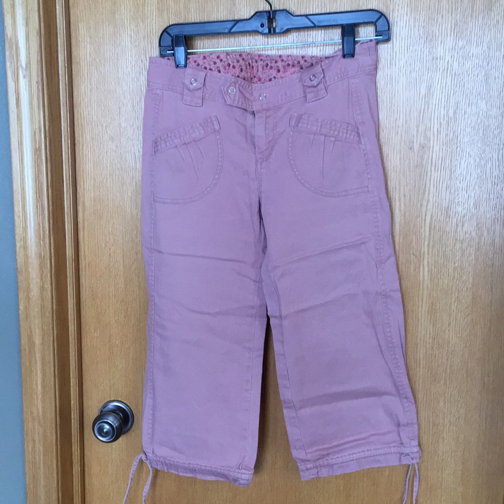 Capris- dusty rose